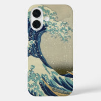 Vintage japanische Kunst, The Great Wave von Hokus