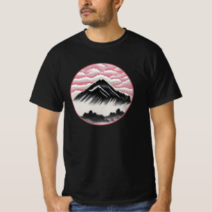 Vintage japanische Kunstlandschaft T-Shirt