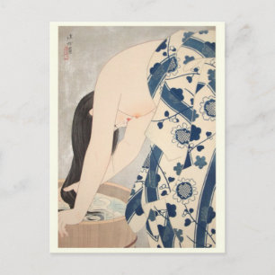 Vintage japanische Kunstpostkarte Postkarte