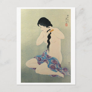 Vintage japanische Kunstpostkarte Postkarte
