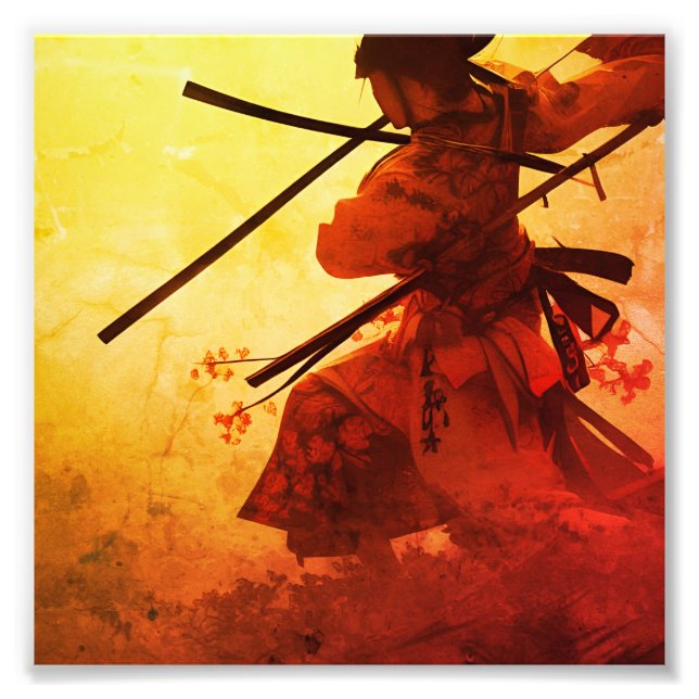 Vintage japanische Kunstwerke Fotodruck