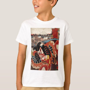 Vintage japanische Malerei - Kabuki Schauspieler T-Shirt