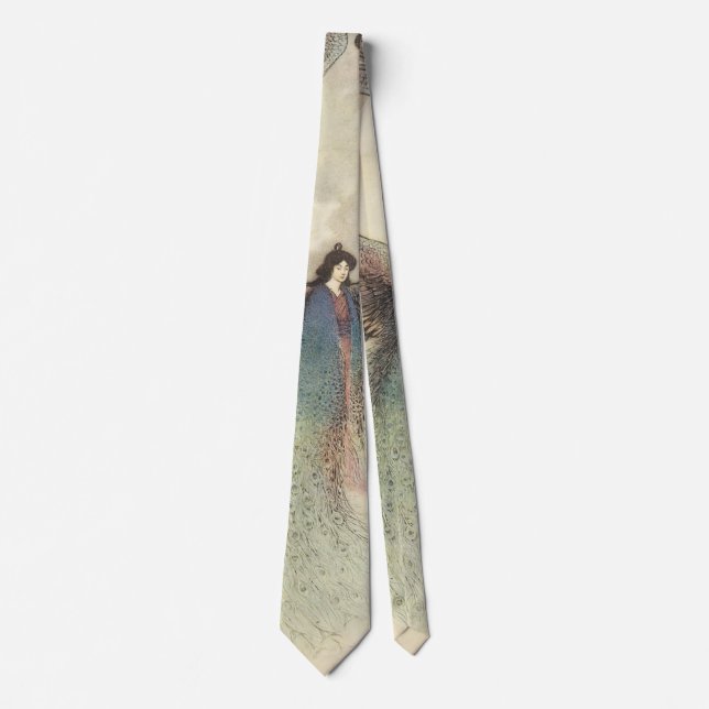 Vintage japanische Märchen, der Mond Maiden Krawatte (Vorderseite)