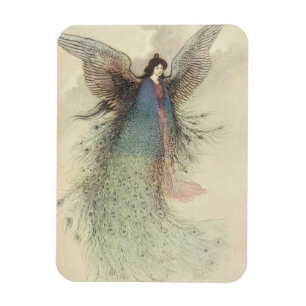 Vintage japanische Märchen, der Mond Maiden Magnet
