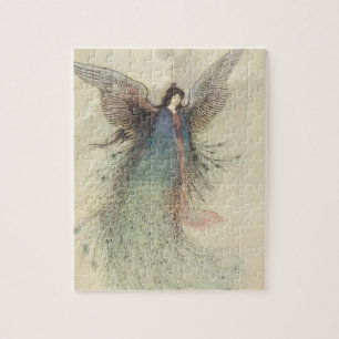 Vintage japanische Märchen, der Mond Maiden Puzzle