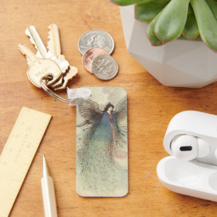 Vintage japanische Märchen, der Mond Maiden Schlüsselanhänger