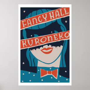 Vintage japanische Matchbox-Abdeckung (Extravagant Poster