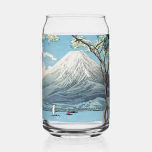 Vintage japanische Mount Fuji und Lake Yamanaka Ku Dosenglas