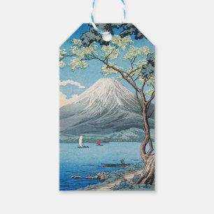 Vintage japanische Mount Fuji und Lake Yamanaka Ku Geschenkanhänger