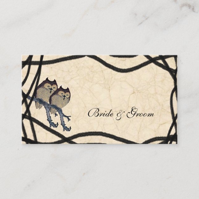 Vintage japanische Platzkarten (Vorderseite)