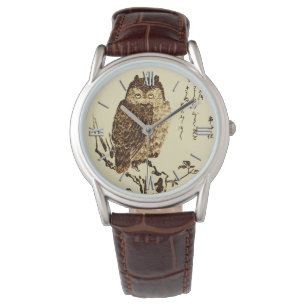 Vintage Japanische Tintenzeichnung Armbanduhr