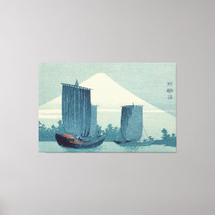 Vintage japanische Ukiyo-e Art the Floating World Leinwanddruck