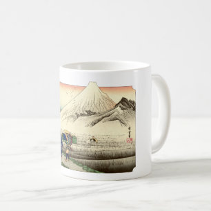 Vintage-Japanische Ukiyo-e-Kunst der fließenden We Kaffeetasse