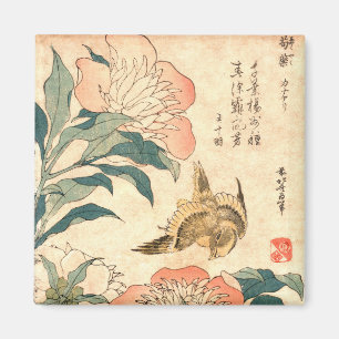 Vintage japanische Ukiyo-e-Kunst Magnet