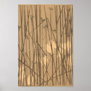 Vintage japanische Wall Art Bamboo Poster
