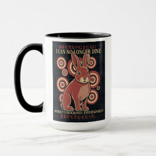 Vintage japanischer Hase Esszimmer Video Meme Ekle Tasse