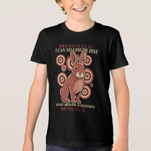 Vintage japanischer Hasen-Dining-Video-Meme-Eklect Tri-Blend Shirt