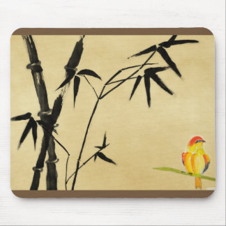 Vintage-Japanischer-Kunstblatt-Mauspad Mousepad