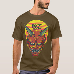 Vintage japanischer Oni Japan Teufel Anime T-Shirt