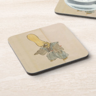 Vintage-Japanischer Yokai-Schwertkämpfer Untersetzer