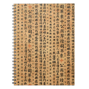 Vintage japanisches Papier-Drucke Notizblock