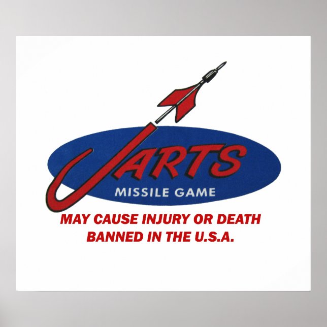 Vintage Jarts Poster! Poster (Vorne)