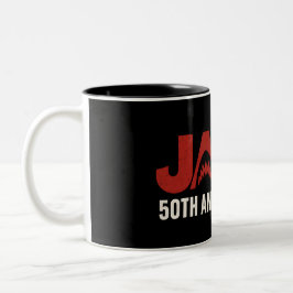 Vintage Jaws Movie Zweifarbige Tasse