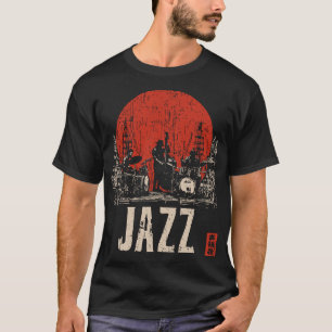Vintage Jazzband Musical Heritage Design T-Shirt