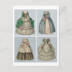 Vintage Jenny Lind Paper Dollars Postkarte
