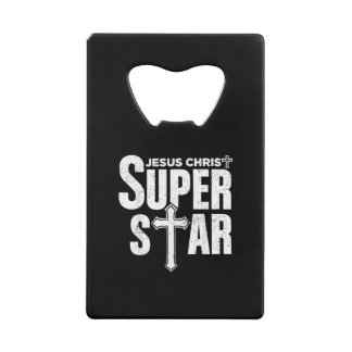 Vintage Jesus Christian Design Jesus Christ Super  Geldbeutel Flaschenöffner