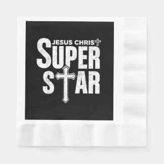 Vintage Jesus Christian Design Jesus Christ Super  Serviette