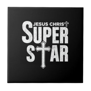 Vintage Jesus Christliches Design Jesus Christus S Fliese