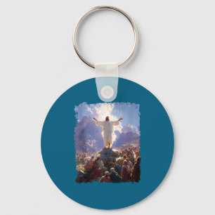 Vintage Jesus Christus 2026 Tank Top-Druck Schlüsselanhänger