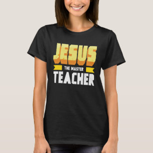 Vintage Jesus Der Meisterlehrer Gezeichnet von Je T-Shirt
