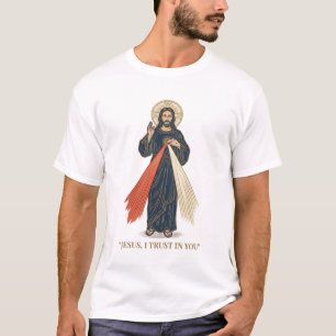 Vintage Jesus, ich vertraue auf dich religiöser Ve T-Shirt