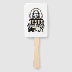 Vintage Jesus Is My Homeboy Gravur Vektor Design Fächer
