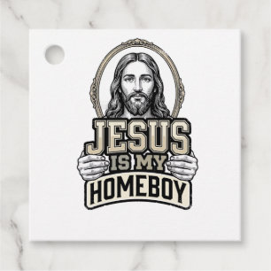 Vintage Jesus Is My Homeboy Gravur Vektor Design Geschenkanhänger