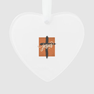 Vintage-Jesus-Kreuz-Christliches-Shirt-Design_1 Ornament