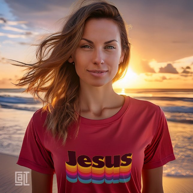 Vintage Jesus Waves T-Shirt (Von Creator hochgeladen)
