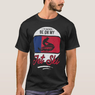 Vintage-Jetski Wassersport Stand Up Skiing T-Shirt