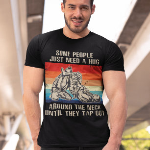 Vintage Jiu Jitsu Lustiges BJJ MMA Menschen brauch T-Shirt