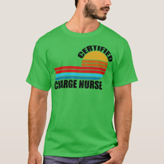 Vintage Jobbezeichnung "Certified Charge Nurse" T-Shirt