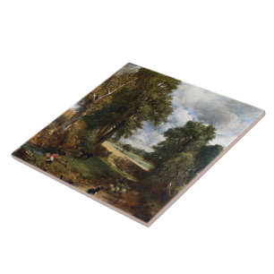 Vintage John Constable Das Kornfeld Fliese