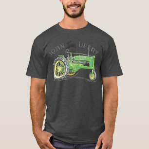 Vintage John Deere klassische Traktor Kunst T-Shirt
