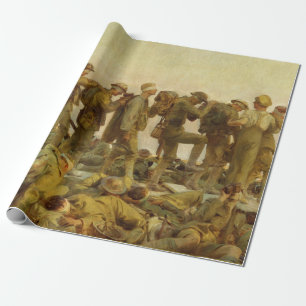 Vintage John Singer Sargent Erster Weltkrieg Verga Geschenkpapier