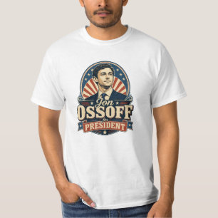 Vintage Jon Ossoff für Präsident Politisch  T-Shirt