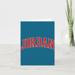 Vintage Jordan Design Männer Frauen Design Karte