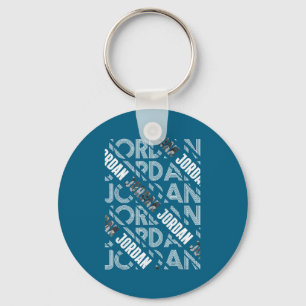 Vintage Jordan Design Männer Frauen Illustration Schlüsselanhänger