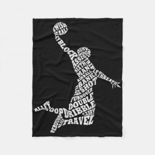 Vintage Jordan Sketll Player Geschenke für Männer Fleecedecke