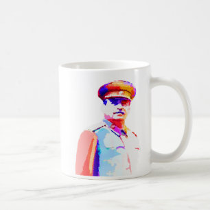 Vintage Joseph Stalin WW2 Russland Diktator Bunt Kaffeetasse